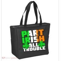 Part Irish All Trouble Tote Bag thumb 2