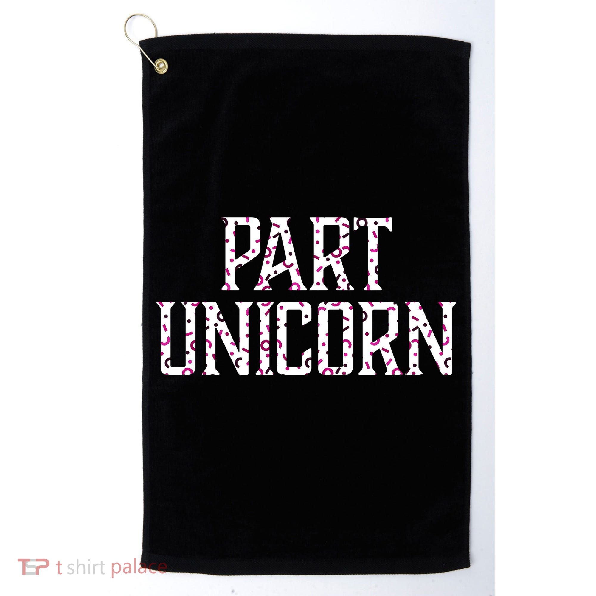Part Unicorn Golf Towel