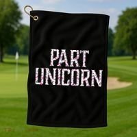 Part Unicorn Golf Towel thumb 1