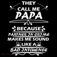 Partner And Crime Papa Ornament thumb 1
