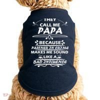 Partner And Crime Papa Doggie Tank thumb 0