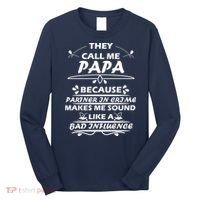 Partner And Crime Papa Long Sleeve Shirt thumb 0