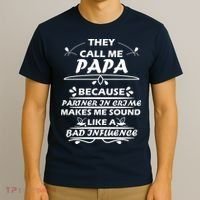Partner And Crime Papa T-Shirt thumb 3
