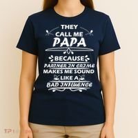 Partner And Crime Papa T-Shirt thumb 4