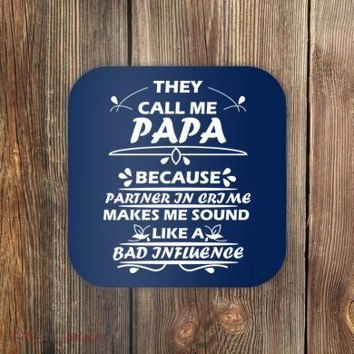Partner And Crime Papa Coaster