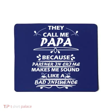 Partner And Crime Papa Mousepad
