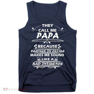 Partner And Crime Papa Tank Top