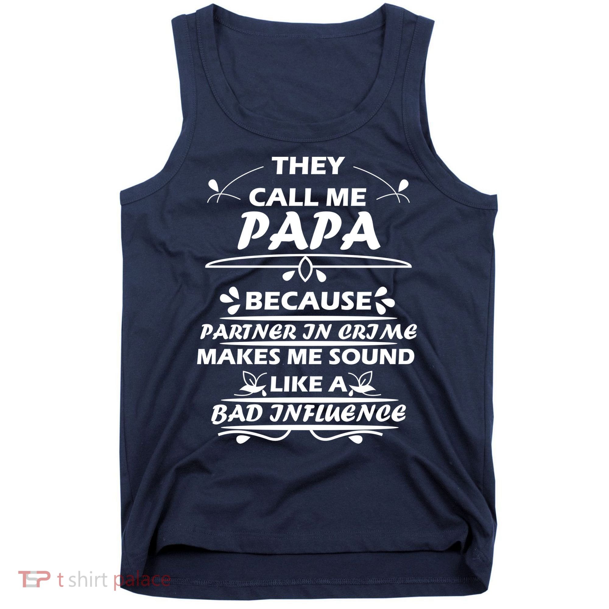 Partner And Crime Papa Tank Top