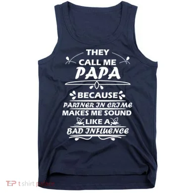 Partner And Crime Papa Tank Top