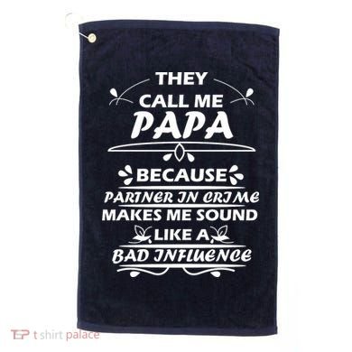Partner And Crime Papa Golf Towel