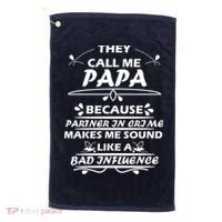 Partner And Crime Papa Golf Towel thumb 0