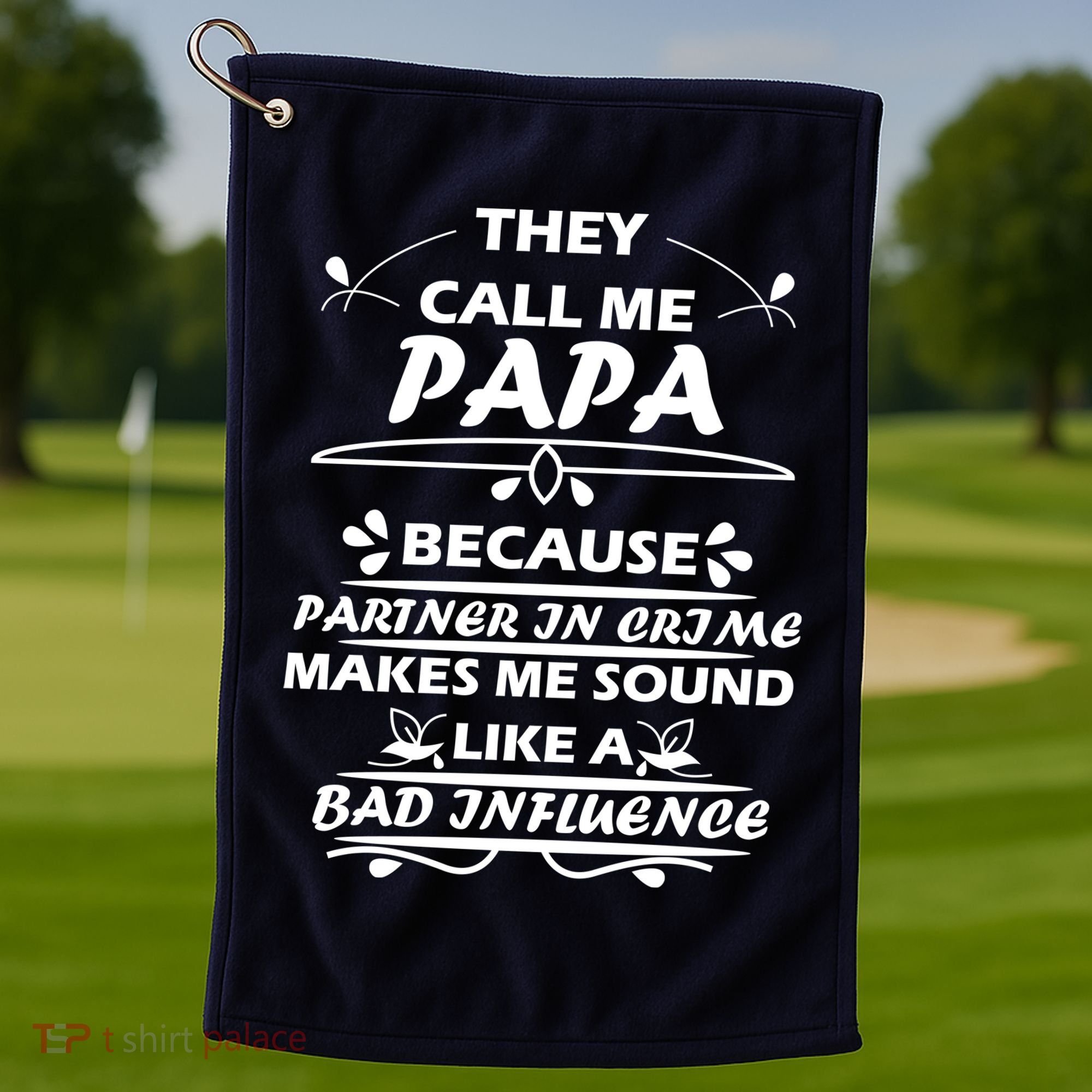 Partner And Crime Papa Golf Towel