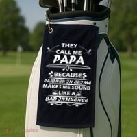 Partner And Crime Papa Golf Towel thumb 2