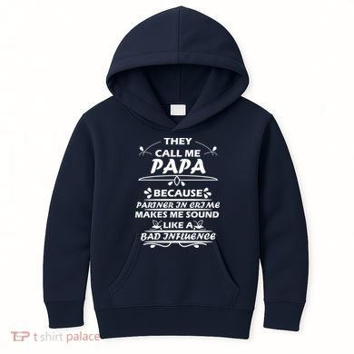 Partner And Crime Papa Kids Hoodie