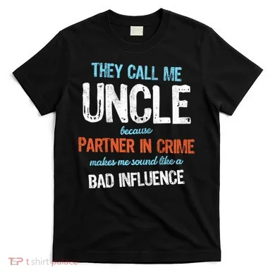 Partner In Crime Uncle T-Shirt