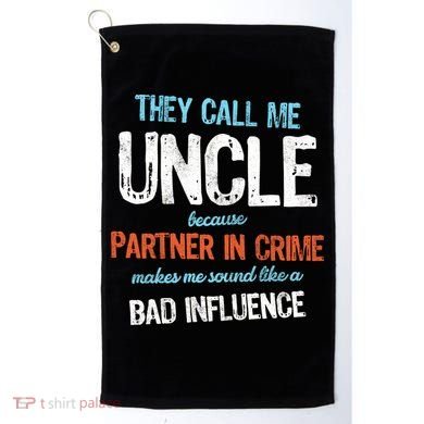 Partner In Crime Uncle Golf Towel