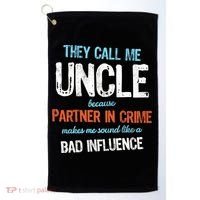 Partner In Crime Uncle Golf Towel thumb 0