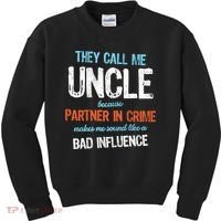 Partner In Crime Uncle Kids Sweatshirt thumb 0