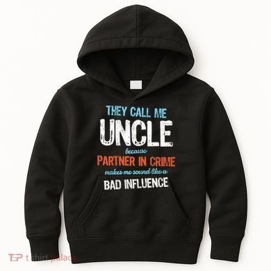Partner In Crime Uncle Kids Hoodie