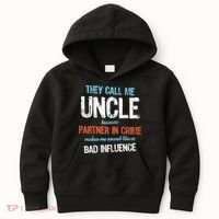 Partner In Crime Uncle Kids Hoodie thumb 0