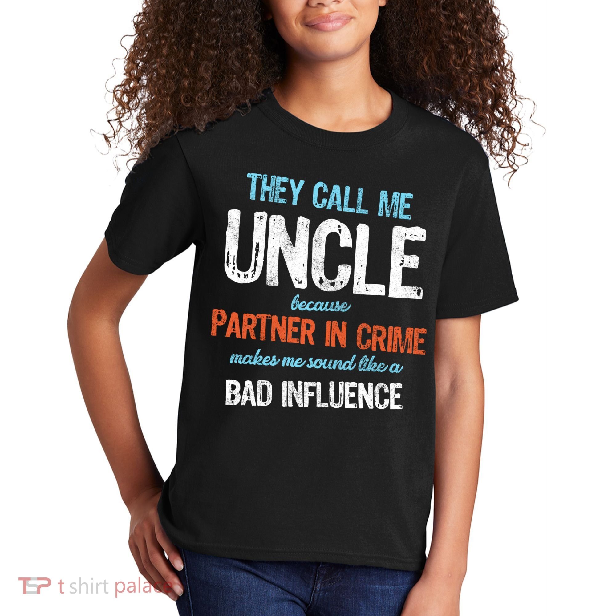 Partner In Crime Uncle Kids T-Shirt