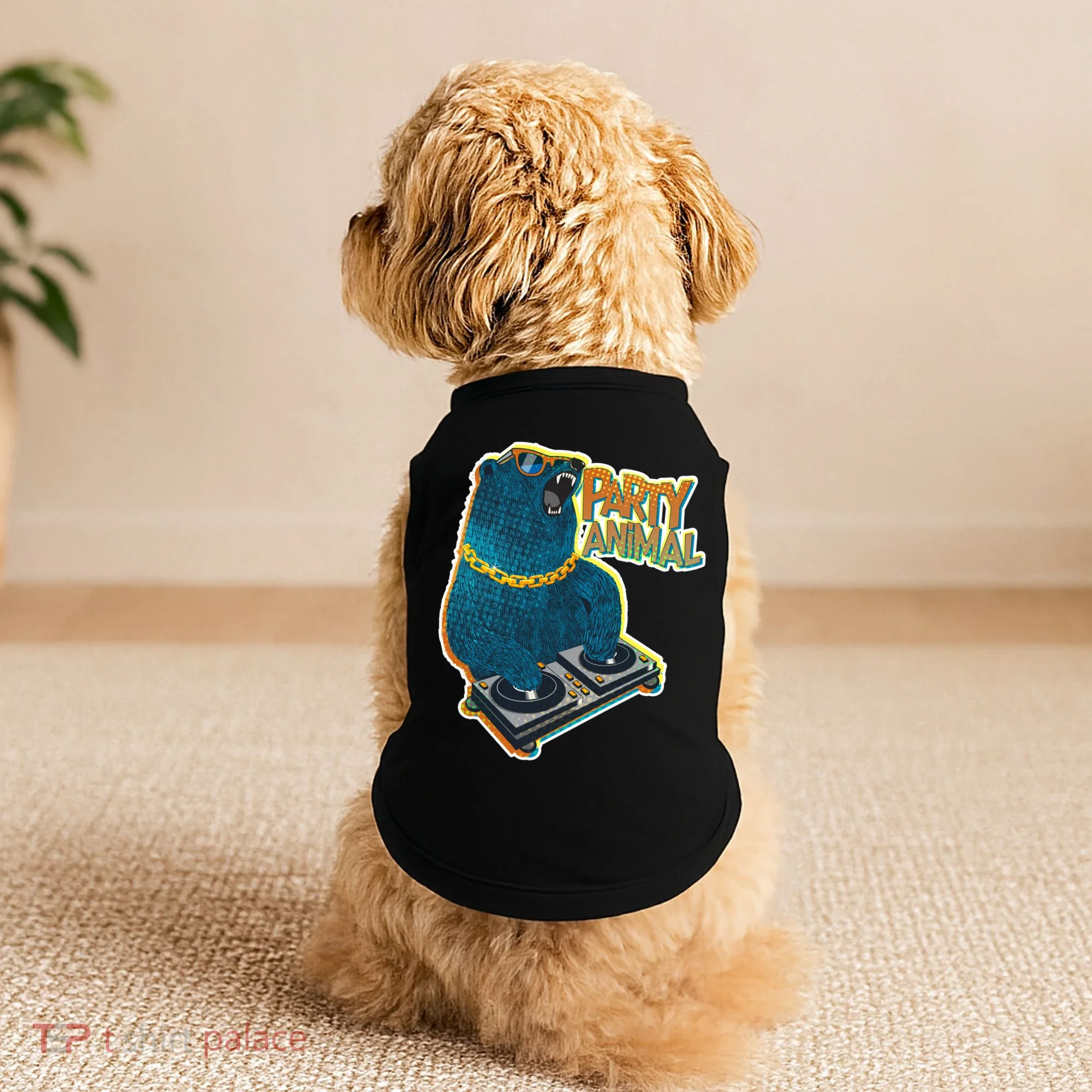 Party Animal - DJ Bear Doggie Tank