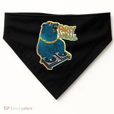 Party Animal - DJ Bear USA-Made Doggie Bandana