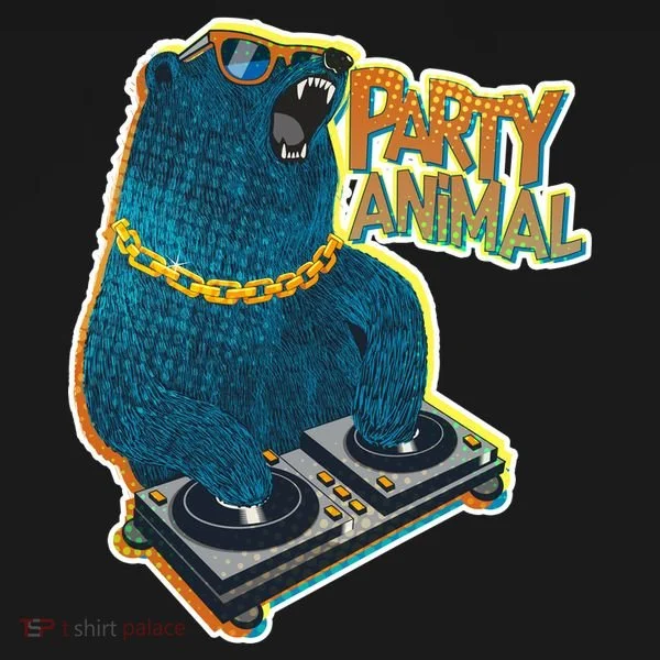Party Animal - DJ Bear Bucket Hat