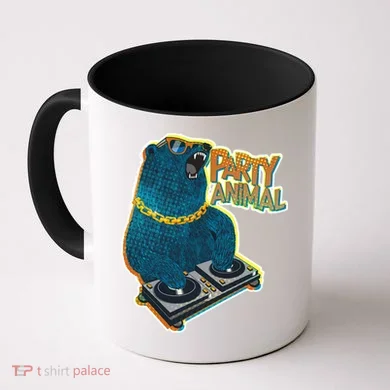 Party Animal - DJ Bear Coffee Mug