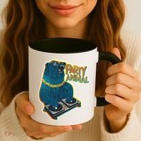 Party Animal - DJ Bear Coffee Mug thumb 3
