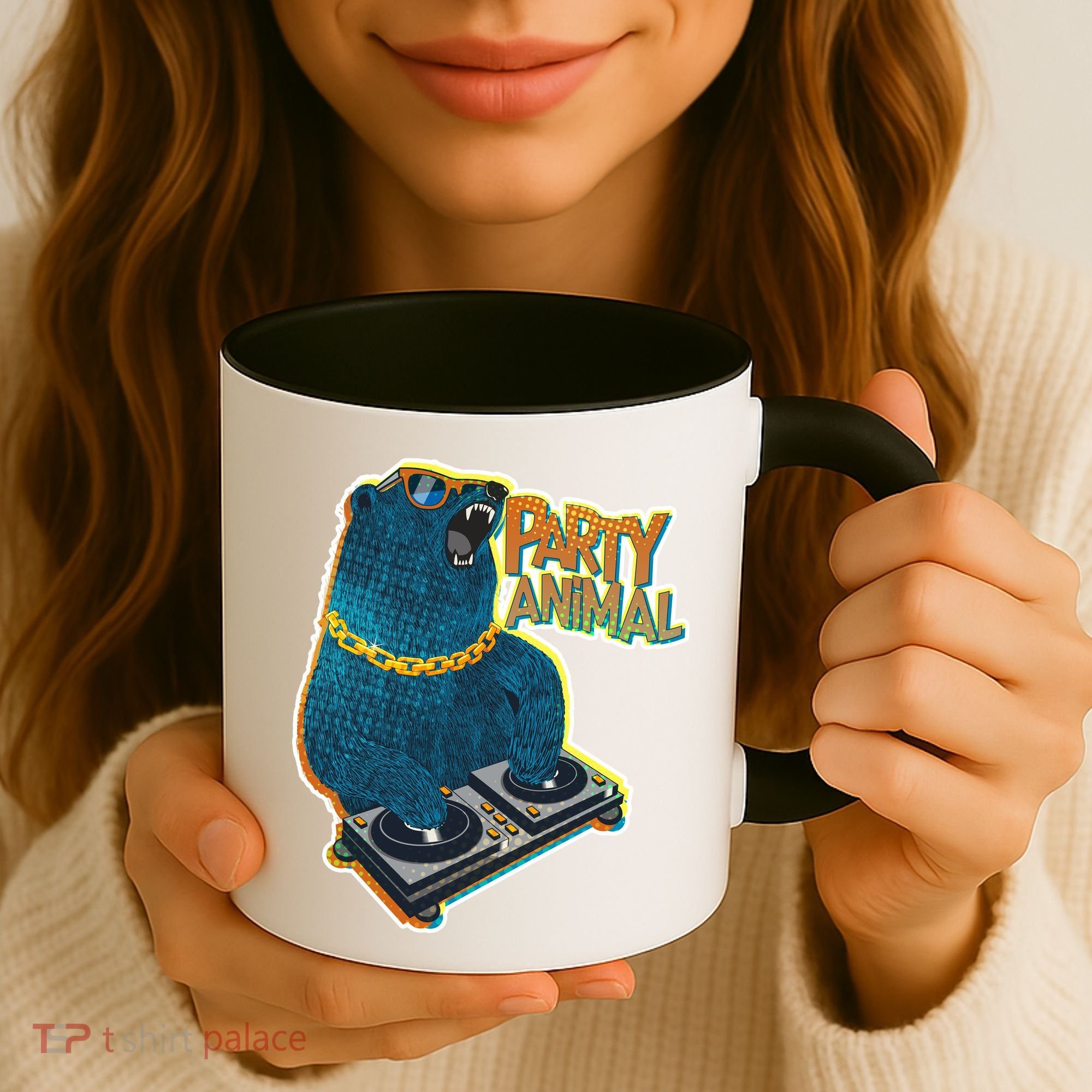 Party Animal - DJ Bear Coffee Mug