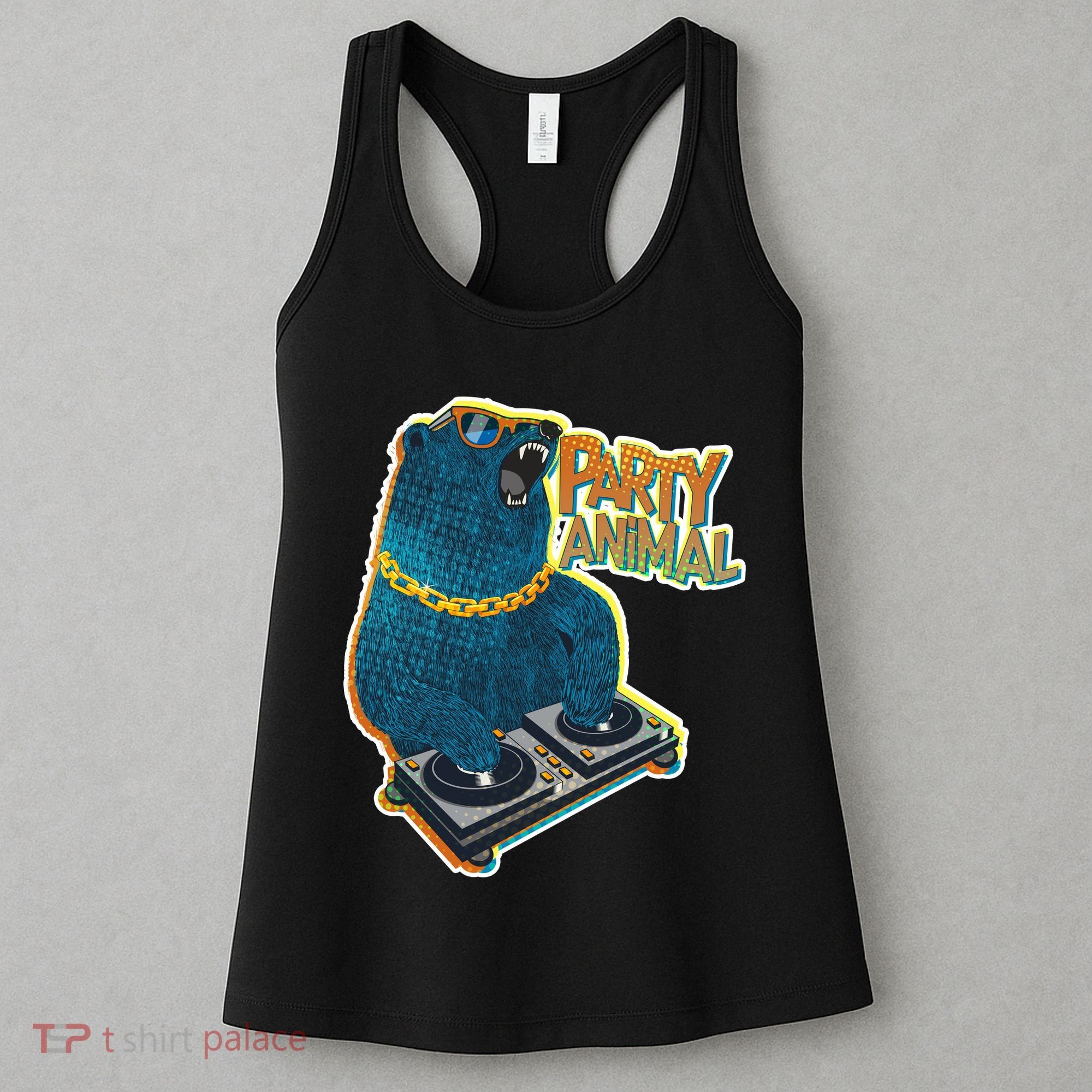 Party Animal - DJ Bear Women's Tank Top