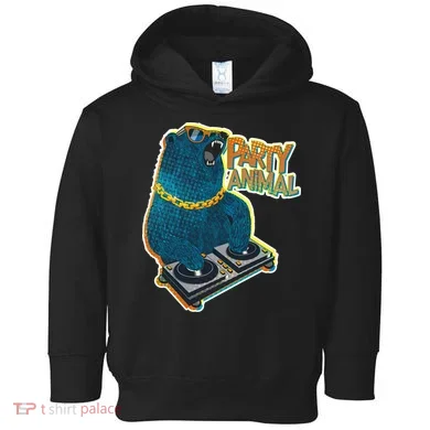 Party Animal - DJ Bear Toddler Hoodie