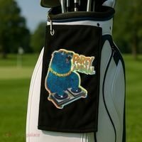 Party Animal - DJ Bear Golf Towel thumb 2