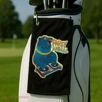 Party Animal - DJ Bear Golf Towel thumb 2