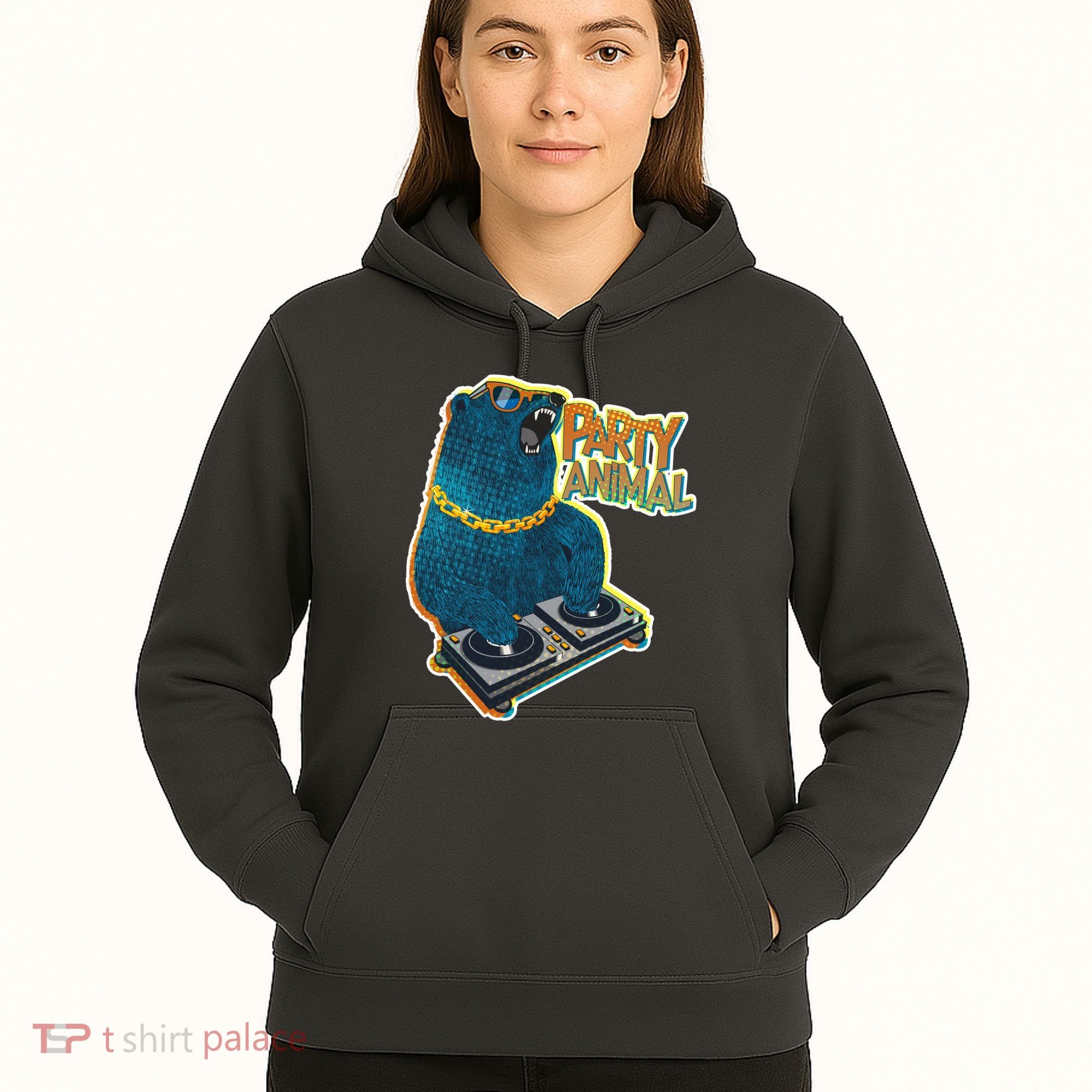 Party Animal - DJ Bear Hoodie
