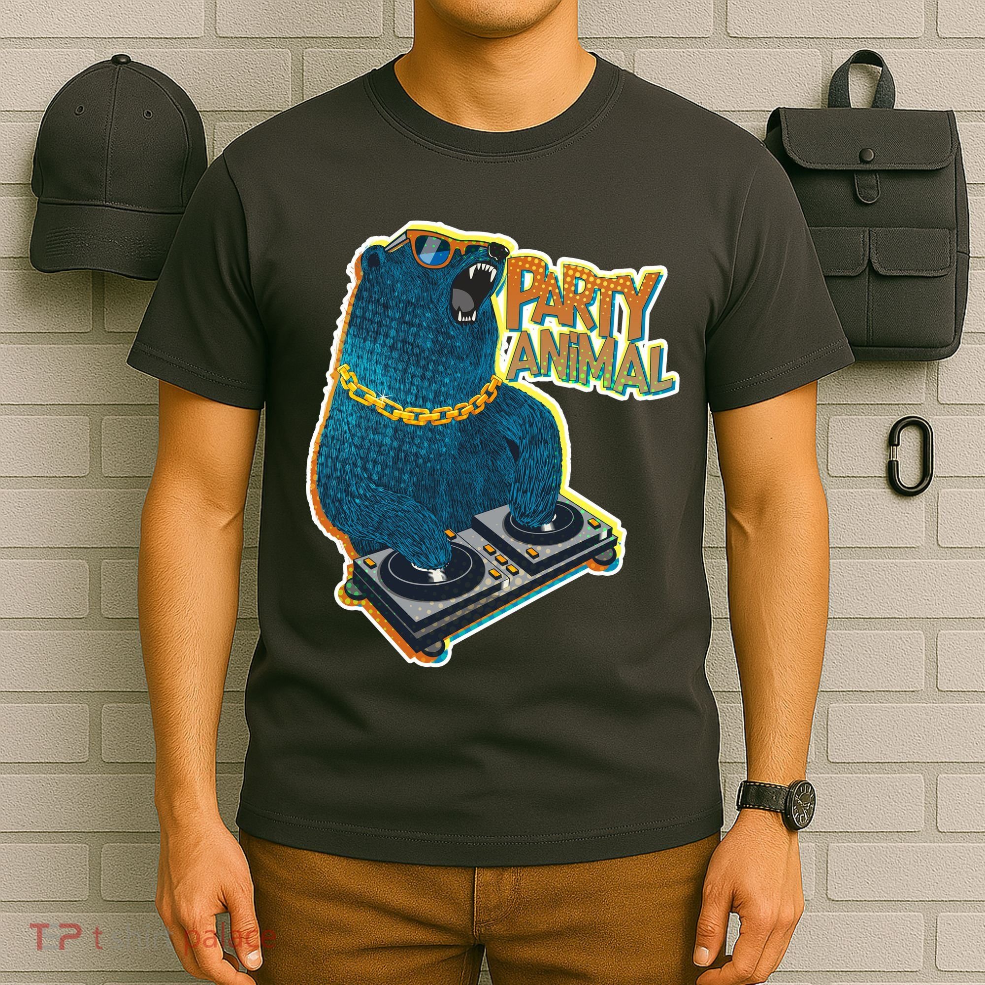 Party Animal - DJ Bear T-Shirt