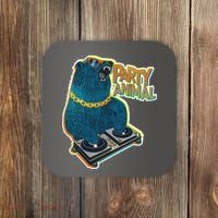 Party Animal - DJ Bear Coaster thumb 0