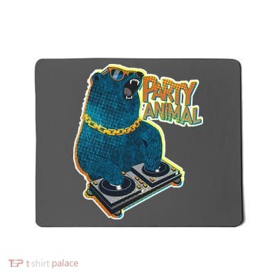 Party Animal - DJ Bear Mousepad