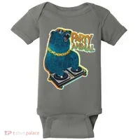 Party Animal - DJ Bear Baby Bodysuit thumb 0