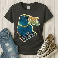 Party Animal - DJ Bear Women's T-Shirt thumb 3