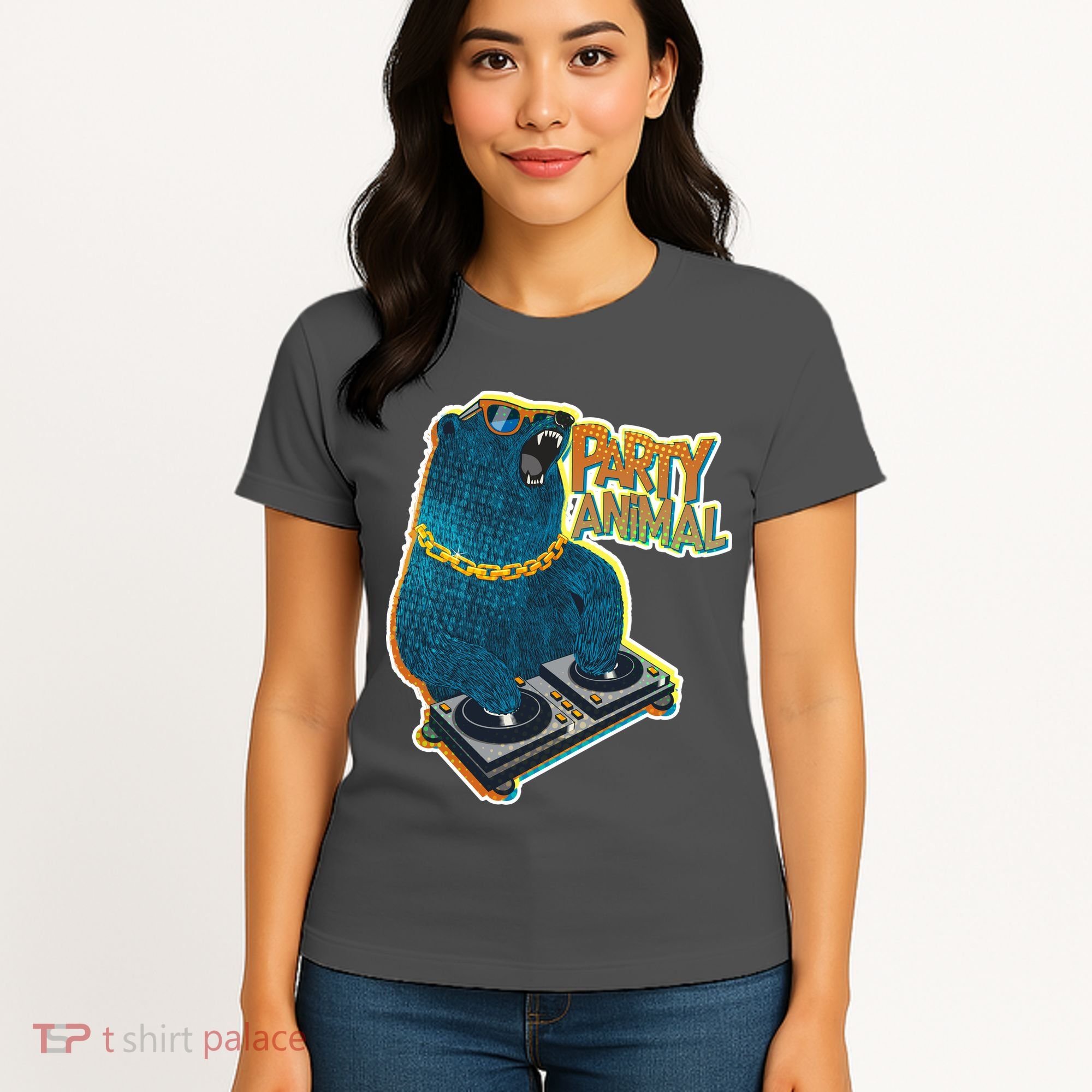 Party Animal - DJ Bear Women's T-Shirt