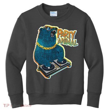 Party Animal - DJ Bear Kids Sweatshirt
