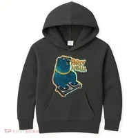 Party Animal - DJ Bear Kids Hoodie thumb 0