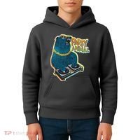 Party Animal - DJ Bear Kids Hoodie thumb 4