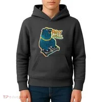 Party Animal - DJ Bear Kids Hoodie thumb 4