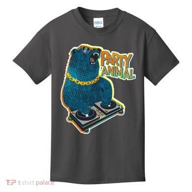 Party Animal - DJ Bear Kids T-Shirt