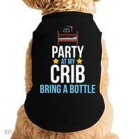 Party At My Crib Bring A Bottle Doggie Tank thumb 0