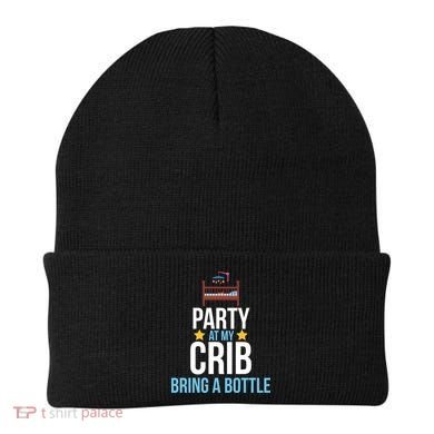 Party At My Crib Bring A Bottle Beanie