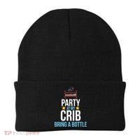 Party At My Crib Bring A Bottle Beanie thumb 0